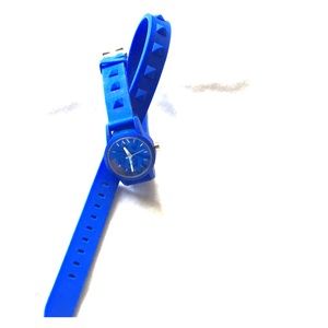 Armani Royal Blue Silicone Wrap Watch 🔥